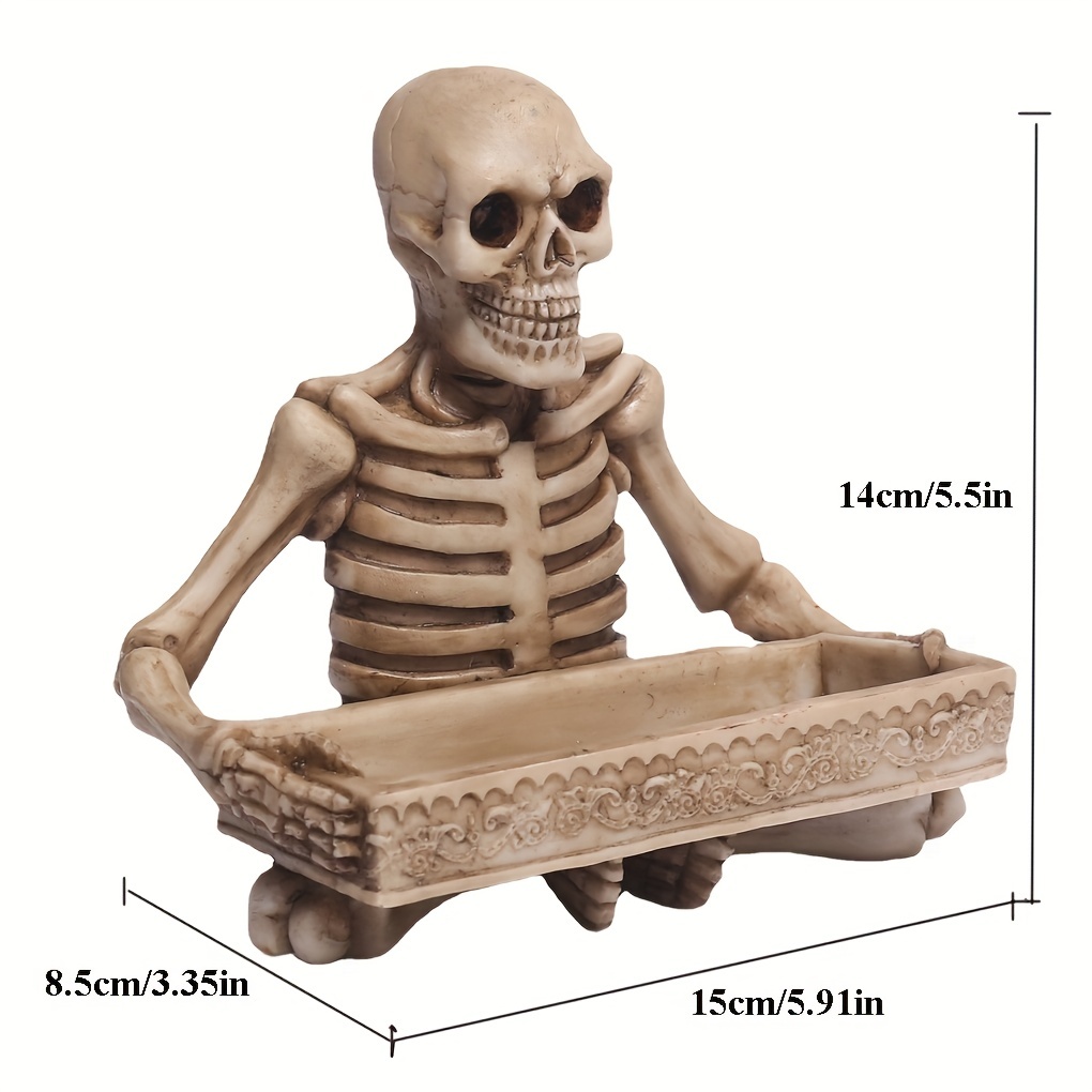 Skull Slot Storage Tray - Square Design